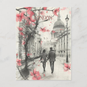 Carte Postale Romance à Londres