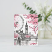 Carte Postale Romance à Londres (Debout devant)