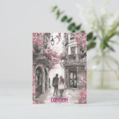 Carte Postale Romance à Londres (Debout devant)