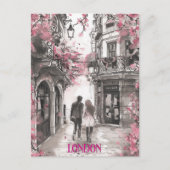 Carte Postale Romance à Londres (Devant)