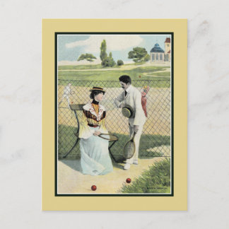 Carte Postale Romance au court de tennis partie 1