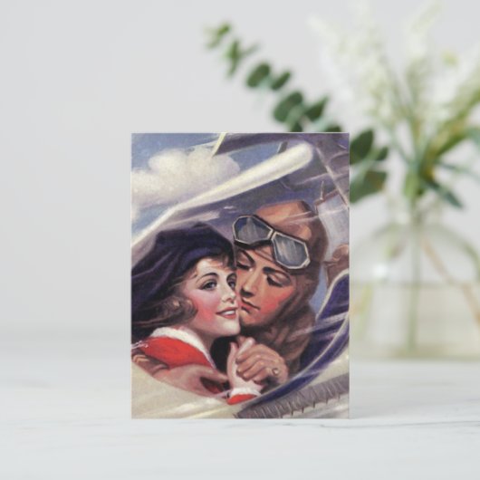 Carte Postale Romance dans le ciel (Debout devant)