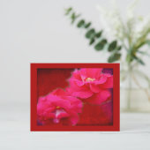 Carte Postale Romance et Roses rouges (Debout devant)