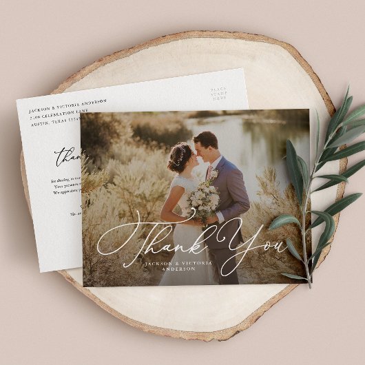 Carte postale Romance Merci