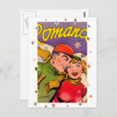 Carte Postale Romance sur les pistes (Devant / Derrière)