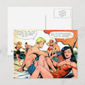 Carte Postale Romance temporaire (Devant / Derrière)