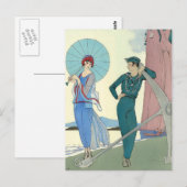 Carte Postale Romance Without Words par George Barbier (Devant / Derrière)