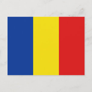 Carte Postale Romania Flag Postcard