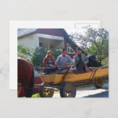 Carte Postale Romania, Moldova, the evening Commute (Devant / Derrière)