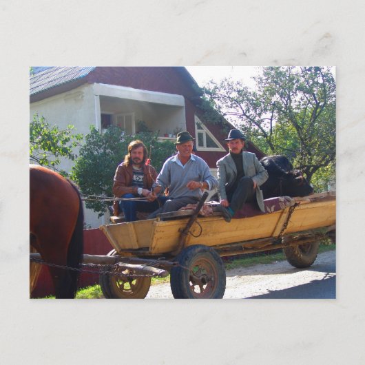 Carte Postale Romania, Moldova, the evening Commute (Devant)