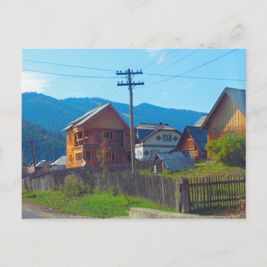 Carte Postale Romanie, Moldova, Agricultural village (Devant)