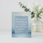 Carte Postale Romans 6:23 Conversation biblique personnalisable (Debout devant)