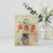 Carte Postale Romantic Flower Vase - Odilon Redon (Debout devant)