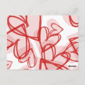 Carte Postale Romantic Personalized Valentine's Day Card  (Dos)