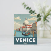Carte Postale Romantic Venice Canal View (Debout devant)