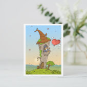 carte postale romantique (Debout devant)
