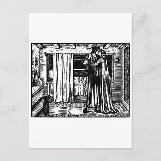 Carte Postale romantique (Devant)