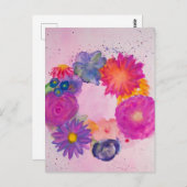 Carte Postale Romantique (Devant / Derrière)