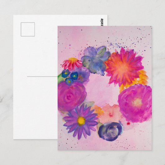 Carte Postale Romantique (Devant / Derrière)