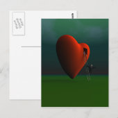 Carte postale romantique (Devant / Derrière)