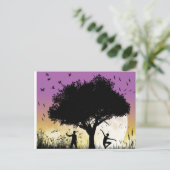 Carte postale romantique (Debout devant)