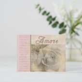 Carte Postale Romantique Amore (Debout devant)