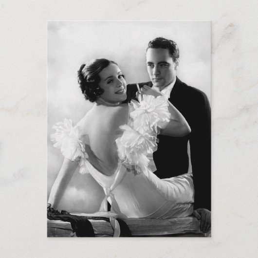 Carte postale romantique Couple (Devant)