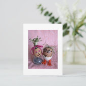 Carte postale Romantique Couple Eggens Series Whit (Debout devant)