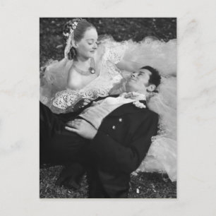 Carte postale romantique Couple Français