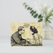 Carte Postale Romantique Couple victorien Saint Valentin (Debout devant)