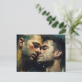 Carte postale romantique pour hommes (Debout devant)