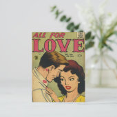 Carte postale romantique vintage (Debout devant)