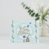 Carte Postale romantischer Elefant (Debout devant)