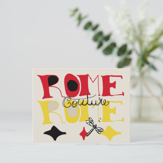 Carte Postale Rome (Debout devant)