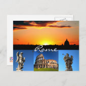Carte postale Rome (Devant / Derrière)