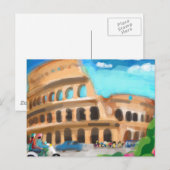 CARTE POSTALE ROME (Devant / Derrière)