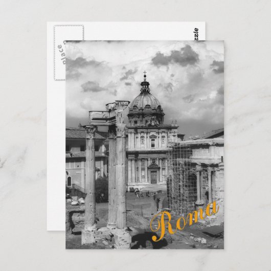 Carte Postale Rome (Devant / Derrière)