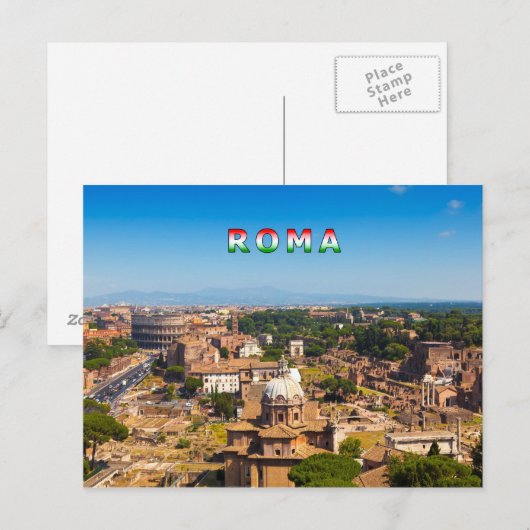 Carte Postale Rome #01C (Devant / Derrière)