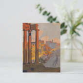 Carte Postale Rome antique Voyage et peinture (Debout devant)