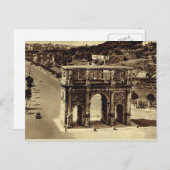 Carte Postale Rome, Arc de Constantin (Devant / Derrière)