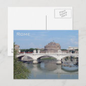 Carte Postale Rome - Castel Sant Angelo (Devant / Derrière)