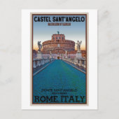 Carte Postale Rome - Castel Sant'Angelo (Devant)