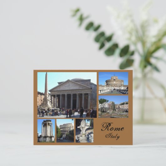 Carte Postale Rome Collage (Debout devant)