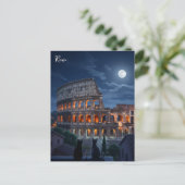 Carte Postale Rome Colosseum chats la nuit (Debout devant)