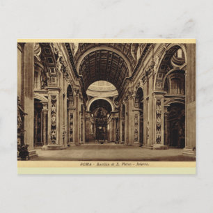 Carte Postale Rome, dans la basilique Saint-Paul