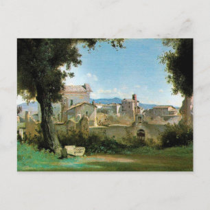 Carte Postale Rome Farnèse de Jean-Baptiste Camille Corot