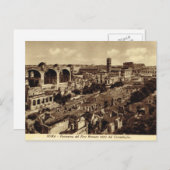 Carte Postale Rome, Forum, Panorama (Devant / Derrière)