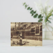 Carte Postale Rome, Gladiateurs au Colisée (Debout devant)