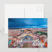 Carte Postale Rome, Italie (Devant / Derrière)