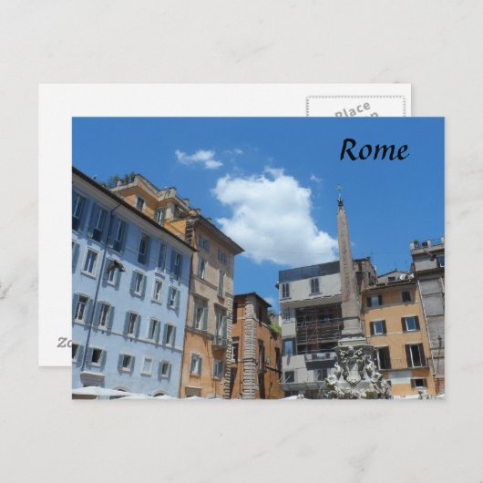 Carte Postale Rome, Italie (Devant / Derrière)